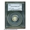 Image 1 : 1878 3CN PR66 Cameo PCGS. Lovely example with pre