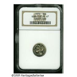 1879 3CN PR67 NGC. Ex: Genaitis. Dazzling, nearly