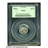 Image 1 : 1880 3CN PR67 PCGS. While showing only the slight