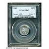 Image 1 : 1883 3CN PR67 PCGS. This sharply struck specimen 