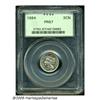 Image 1 : 1884 3CN PR67 PCGS. Freckles of light gold and po