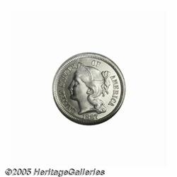 1887/6 3CN PR68 Cameo NGC. A dazzling, wondrously