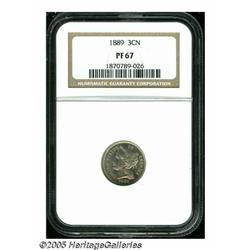 1889 3CN PR67 NGC. A cherished example with brigh