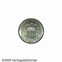 1871 5C MS66 PCGS. The semi-key 1871 has a mintag