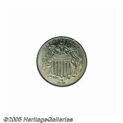 1867 5C No Rays PR65 Cameo PCGS. The 1867 No Rays