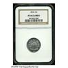 Image 3 : 1874 5C PR66 Cameo NGC. Fully brilliant. Most des