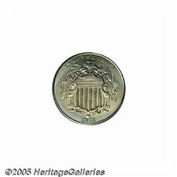 1875 5C PR66 PCGS. Fully struck with subtle, past