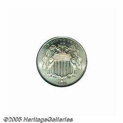 1878 5C PR66 Cameo PCGS. Boldly struck with an in