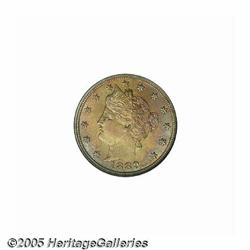 1889 5C MS66 NGC. The devices are well defined th