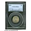Image 1 : 1894 5C MS66 PCGS. Gold-tan patination overlies s
