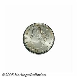 1895 5C MS65 PCGS. Ex: Baxi. Fully struck with sp