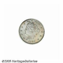 1909 5C MS66 PCGS. A bold striking with beautiful