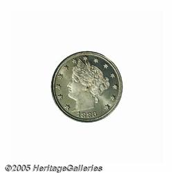 1883 5C No Cents PR67 Cameo PCGS. While it may be