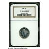 Image 1 : 1887 5C PR66 Cameo NGC. A premium Gem example wit