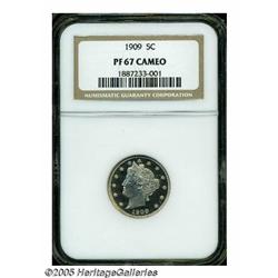 1909 5C PR67 Cameo NGC. Although produced in larg