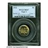 Image 1 : 1913 5C Type One MS67 PCGS. This razor-sharp Supe