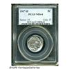 Image 1 : 1917-D 5C MS64 PCGS. Untoned and somewhat softly 