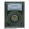 Image 1 : 1920 5C MS66 PCGS. Slightly weak above the knot i