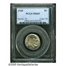 1930 5C Doubled Die Obverse MS65 PCGS. WDDO-006. 