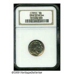 1913 5C Type Two PR66 NGC. Champagne-tan color ro