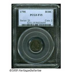 1795 H10C Fine 15 PCGS. V-5, LM-8, R.3. LIB is ve