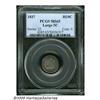 Image 3 : 1837 H10C Large 5C MS65 PCGS. V-1, LM-5, R.1. The