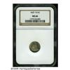 Image 1 : 1839 H10C No Drapery MS66 NGC. V-1. Close, heavy 