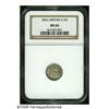 Image 3 : 1854 H10C Arrows MS66 NGC. A totally original Pre