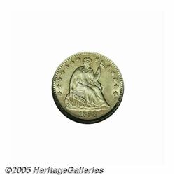 1858 H10C MS67 NGC. This pre Civil War half dime 