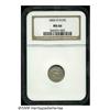 Image 1 : 1860-O H10C MS66 NGC. Satiny surfaces with some l