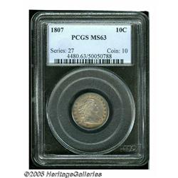 1807 10C MS63 PCGS. JR-1, the only known die pair