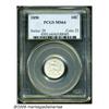 Image 1 : 1850 10C MS64 PCGS. A scarce and attractive near-