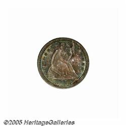 1850-O 10C MS66 PCGS. A magnificent toned coin th