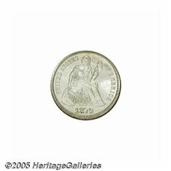 1879 10C MS68 S Prooflike NGC. The icy-white devi