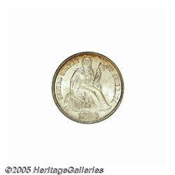 1886-S 10C MS65 PCGS. This is a frosty Gem with a