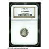 Image 1 : 1878 10C PR65 Cameo NGC. Well struck and seemingl