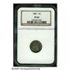 Image 1 : 1889 10C PR66 NGC. Thickly colored in rings of ye