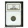 Image 3 : 1892 10C MS67 NGC. A razor sharp first year Barbe