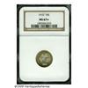 Image 3 : 1910 10C MS67 S NGC. Beautiful golden-brown and a