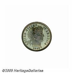 1893 10C PR67 NGC. A rich blend of cobalt-blue an