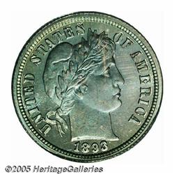 1893 10C PR67 PCGS. Second year of issue for the 