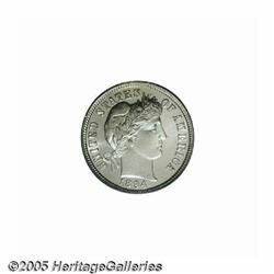 1894 10C PR66 Cameo PCGS. Untoned with needle sha