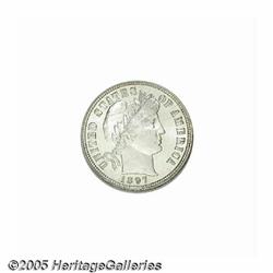 1897 10C PR68 S Cameo NGC. An early proof issue i