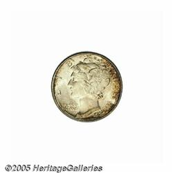 1925-S 10C MS66 Full Bands PCGS. Lovely satiny lu