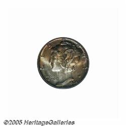 1934-D 10C MS67 Full Bands PCGS. Lushly patinated