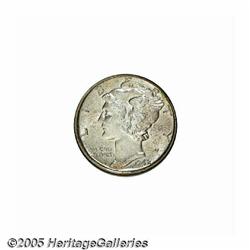 1942/1 10C MS61 NGC. FS-010.7. Mostly stone-white