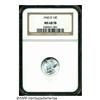 Image 1 : 1943-D 10C MS68 Full Bands NGC. A brilliant and n