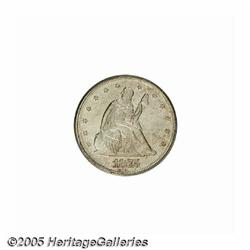 1875 20C PR63 PCGS. Mostly brilliant except for a