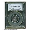 Image 3 : 1877 20C PR63 Cameo PCGS. Toned with deep lilac t