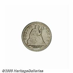 1854-O 25C Huge O Fine 12 PCGS. FS-004. Briggs 1-